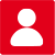 Telefon-Icon, rot weiss
