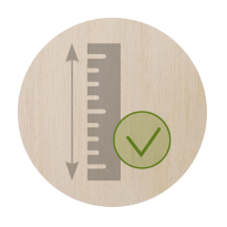 Icon für das richtige Mass